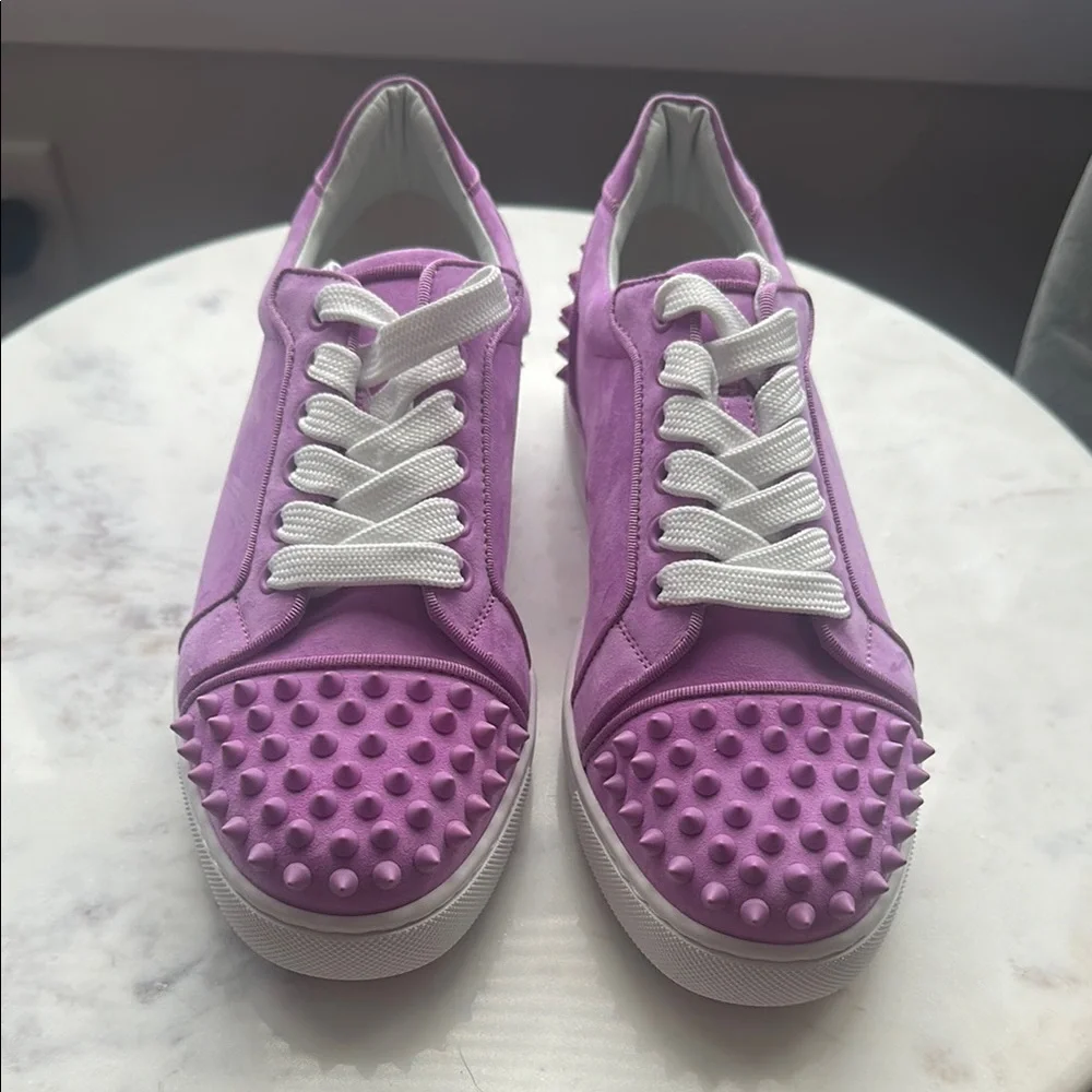 Christian Louboutin Vieira 2 Sneaker Peony size 38 NEW - Picture 2 of 12